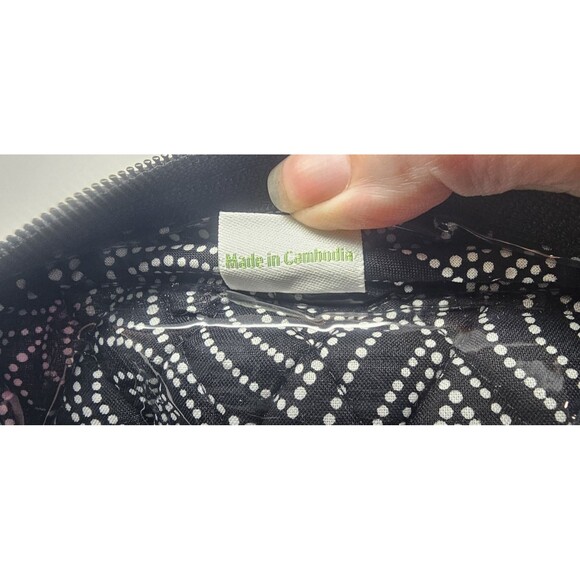 Vera Bradley Medium Zip Cosmetic Case Northern Stripes Multicolor  7"x6" NWT - Picture 14 of 16